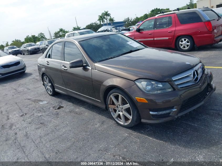 WDDGF4HB5DF971532 | 2013 MERCEDES-BENZ C 250