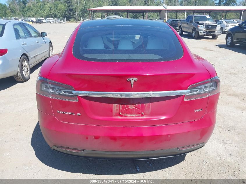 2018 Tesla Model S 100D/75D/P100D VIN: 5YJSA1E29JF262575 Lot: 39847341