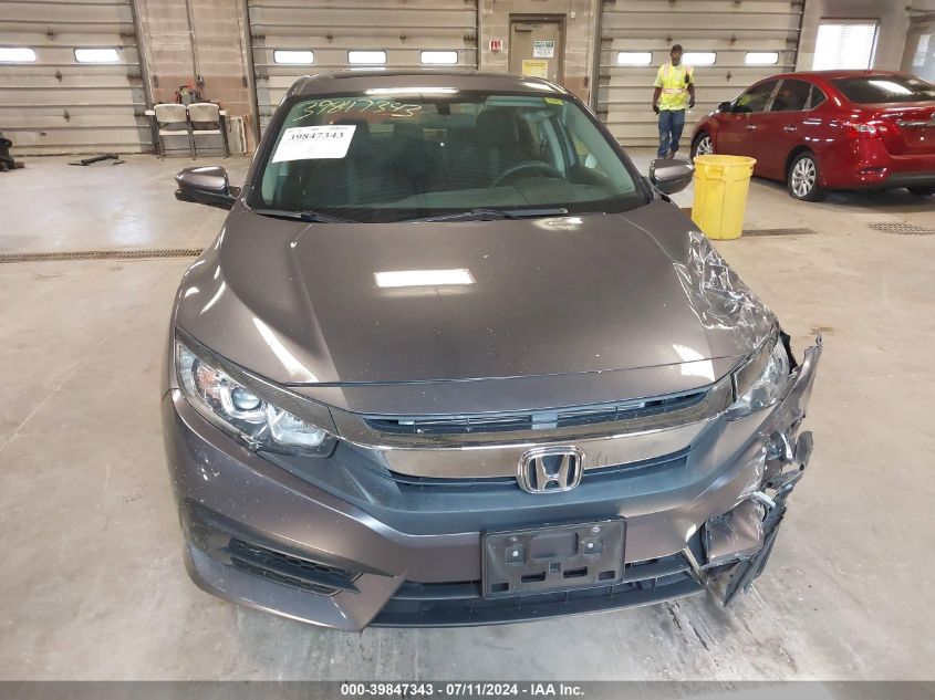 2018 Honda Civic Ex VIN: 19XFC2F74JE000481 Lot: 39847343