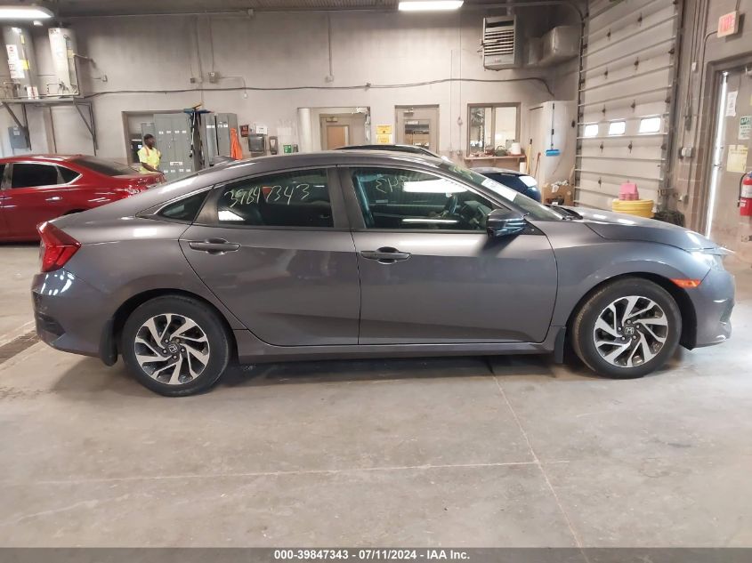 2018 Honda Civic Ex VIN: 19XFC2F74JE000481 Lot: 39847343