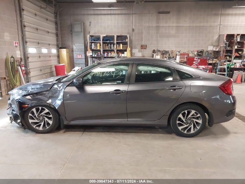 2018 Honda Civic Ex VIN: 19XFC2F74JE000481 Lot: 39847343