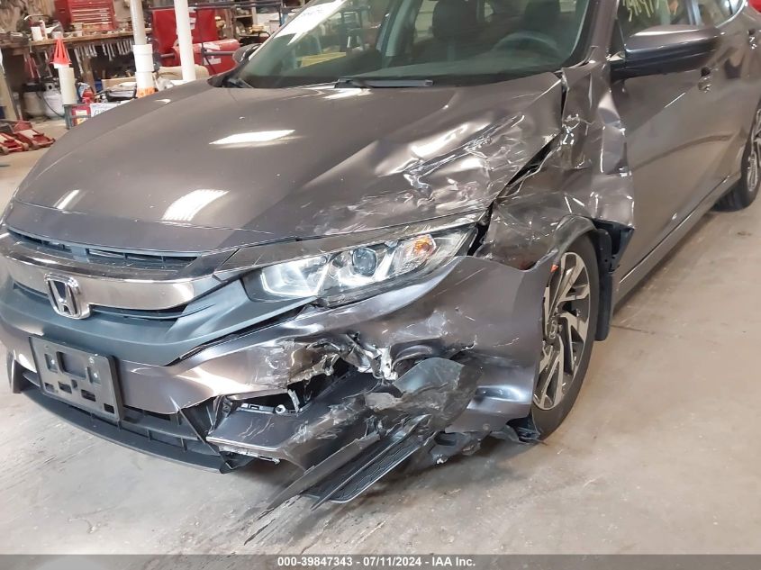 2018 Honda Civic Ex VIN: 19XFC2F74JE000481 Lot: 39847343