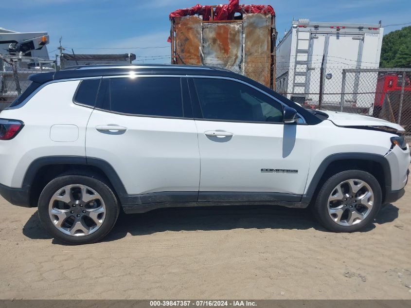 2022 Jeep Compass Limited 4X4 VIN: 3C4NJDCBXNT126965 Lot: 39847357