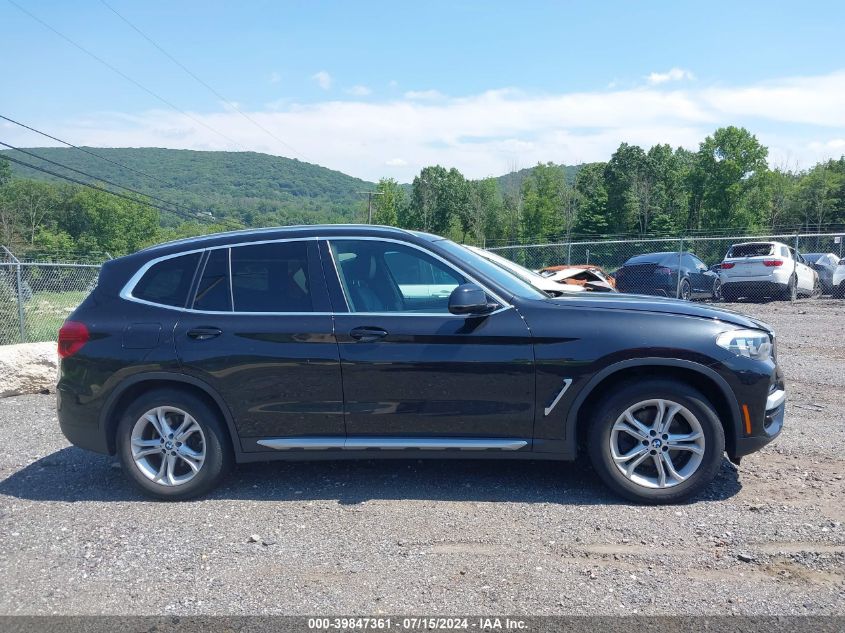 2019 BMW X3 xDrive30I VIN: 5UXTR9C51KLD94934 Lot: 39847361