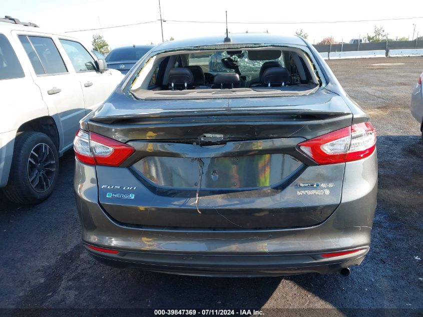 2015 Ford Fusion Energi Titanium VIN: 3FA6P0SU6FR173901 Lot: 39847369