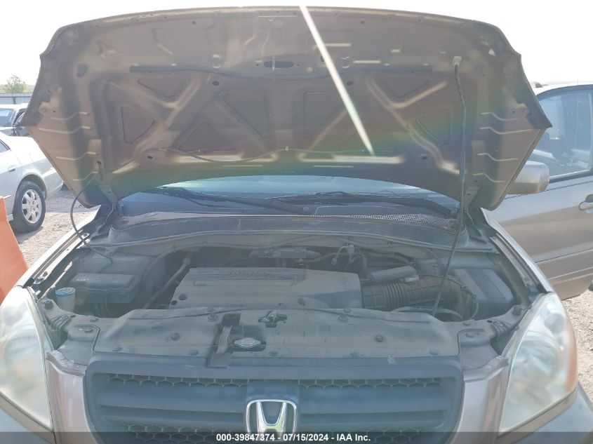 2004 Honda Pilot Ex-L VIN: 2HKYF18504H540058 Lot: 39847374