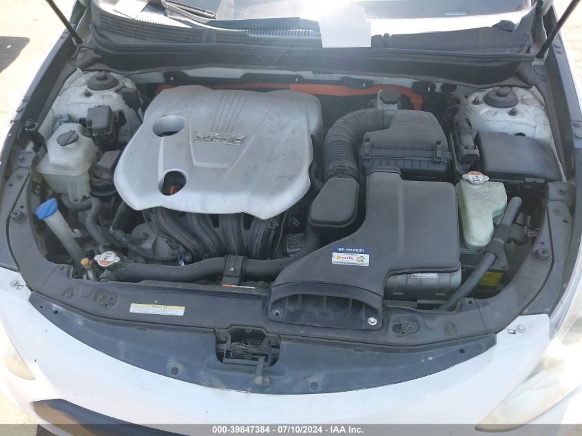 2011 Hyundai Sonata Hybrid VIN: KMHEC4A41BA012804 Lot: 39847384