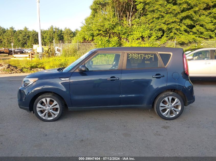 2015 Kia Soul + VIN: KNDJP3A57F7190438 Lot: 39847404