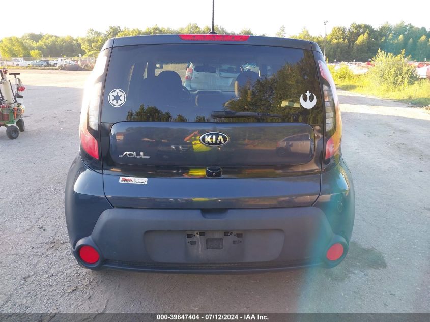 2015 Kia Soul + VIN: KNDJP3A57F7190438 Lot: 39847404