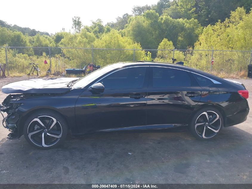 2022 Honda Accord Sport 2.0T VIN: 1HGCV2F30NA018674 Lot: 39847409