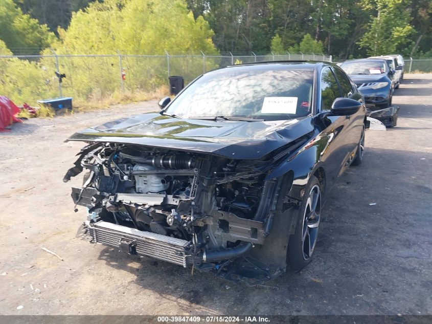 2022 Honda Accord Sport 2.0T VIN: 1HGCV2F30NA018674 Lot: 39847409