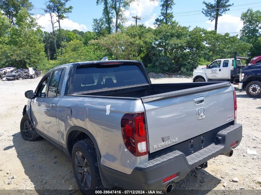 2021 Honda Ridgeline Awd Sport VIN: 5FPYK3F10MB021413 Lot: 39847416