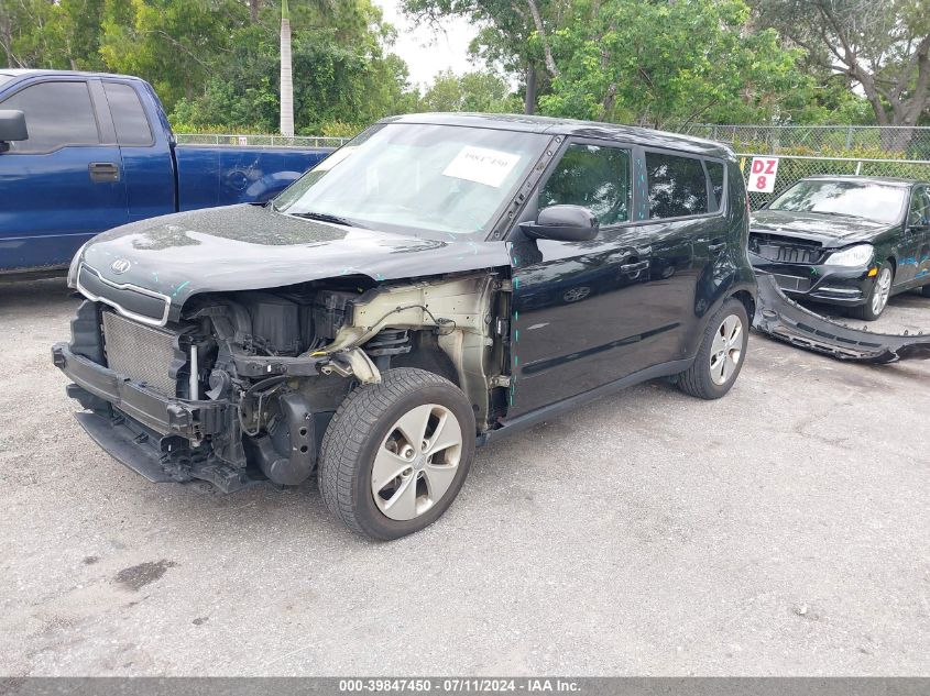 2016 Kia Soul VIN: KNDJN2A24G7409220 Lot: 39847450