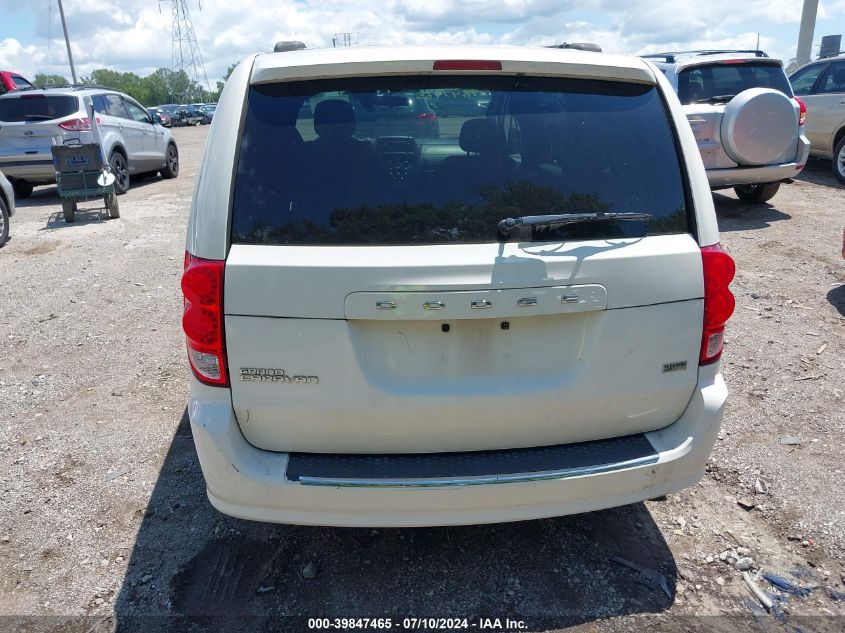 2013 Dodge Grand Caravan Sxt VIN: 2C4RDGCG5DR551405 Lot: 39847465
