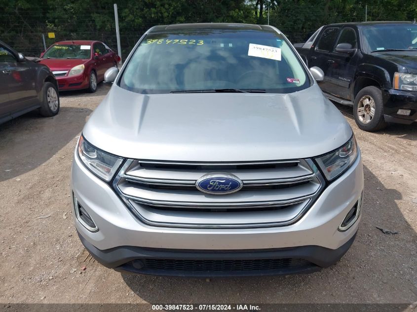 2015 Ford Edge Sel VIN: 2FMTK4J86FBB46313 Lot: 39847523