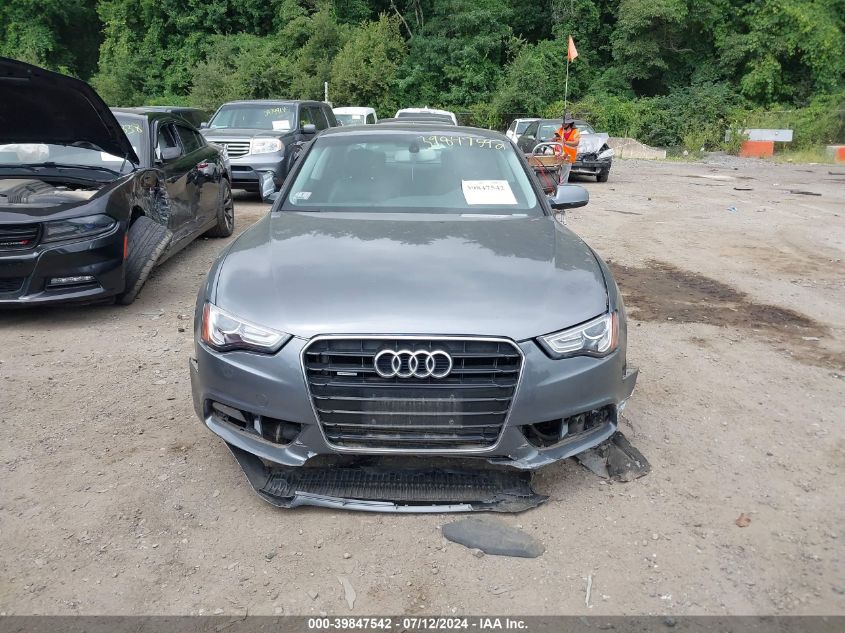 2013 Audi A5 Premium VIN: WAUCFAFR3DA012471 Lot: 39847542