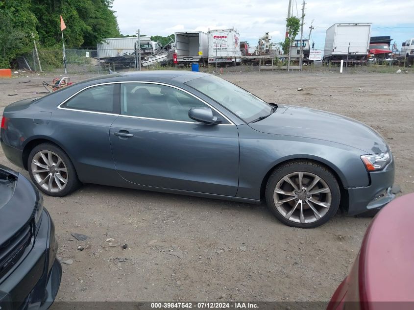 2013 Audi A5 Premium VIN: WAUCFAFR3DA012471 Lot: 39847542