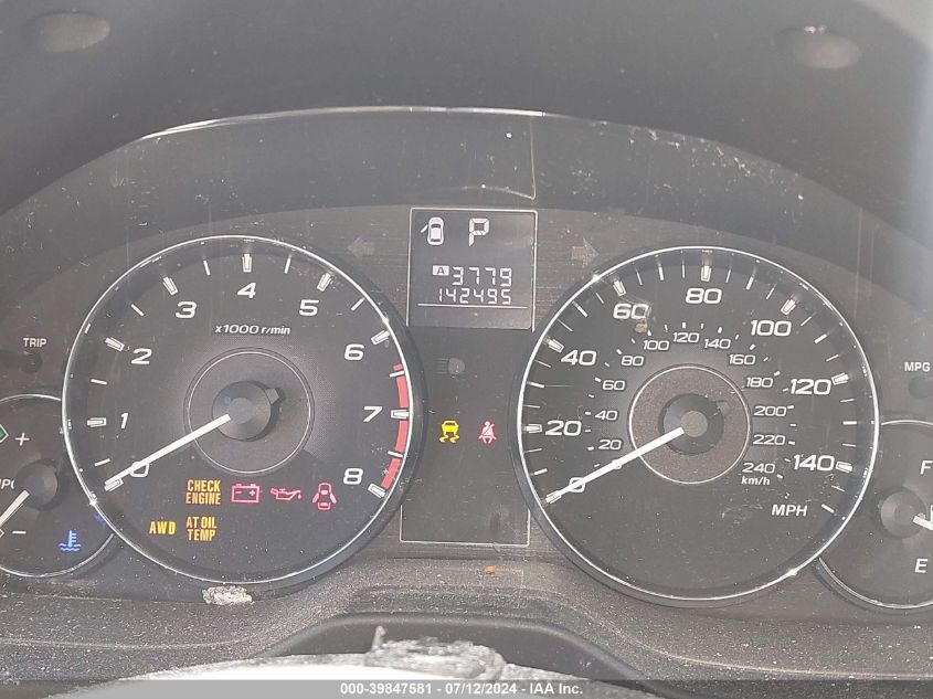 2011 Subaru Outback 2.5I Premium VIN: 4S4BRBGC3B3427163 Lot: 39847581