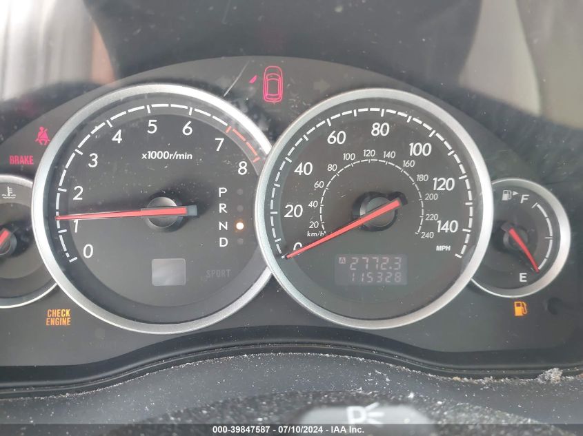 2006 Subaru Outback 3.0R L.l. Bean Edition VIN: 4S4BP86C564315698 Lot: 39847587