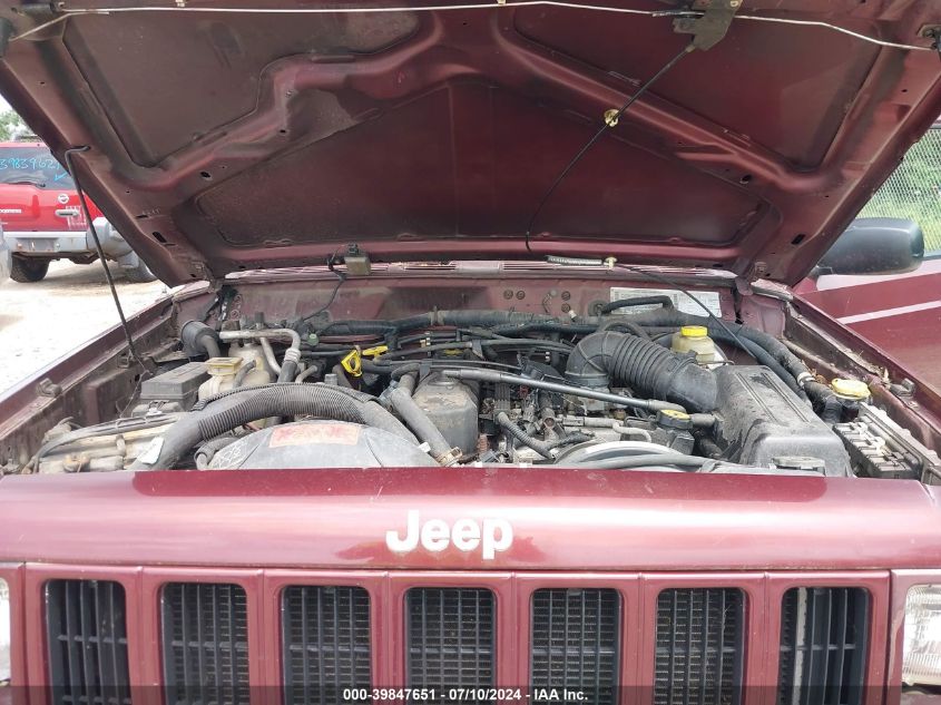 2000 Jeep Cherokee Sport VIN: 1J4FF48S0YL167078 Lot: 39847651