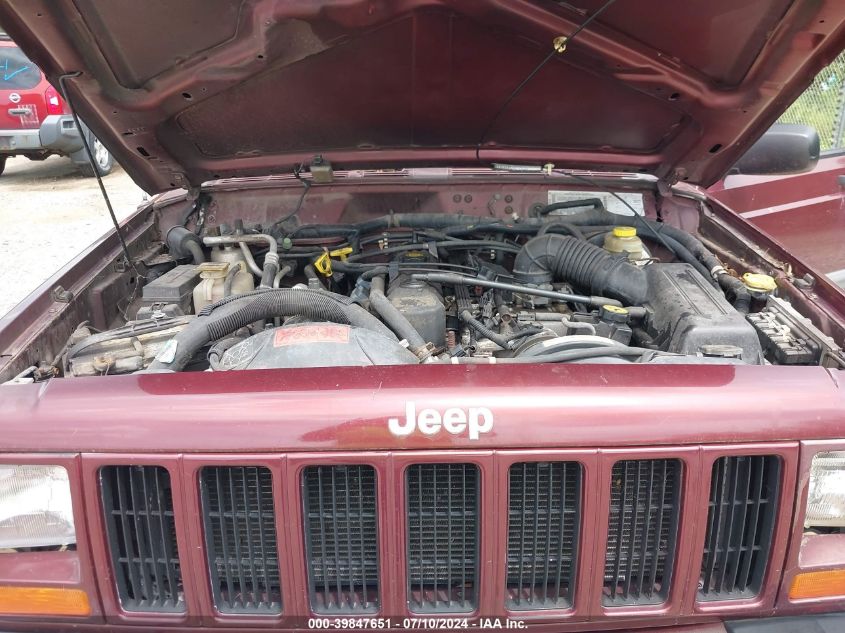 2000 Jeep Cherokee Sport VIN: 1J4FF48S0YL167078 Lot: 39847651