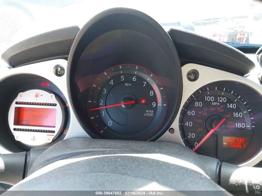 2011 Nissan 370Z VIN: JN1AZ4EH8BM553400 Lot: 39847652