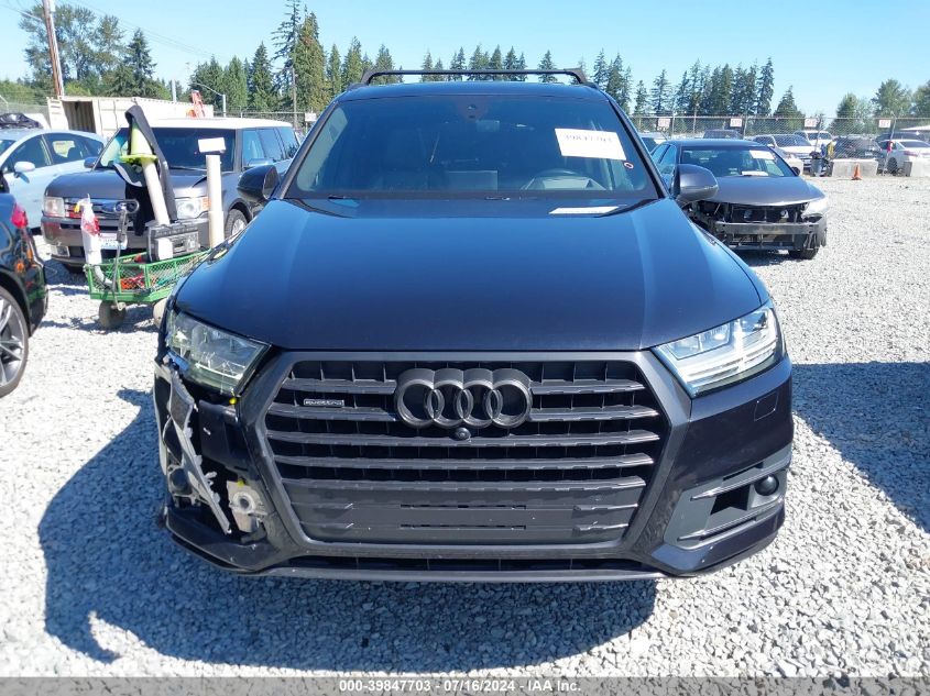 2017 Audi Q7 3.0T Premium VIN: WA1VABF76HD055151 Lot: 39847703