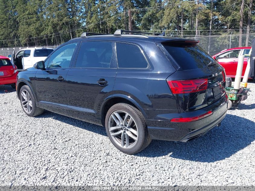 2017 Audi Q7 3.0T Premium VIN: WA1VABF76HD055151 Lot: 39847703