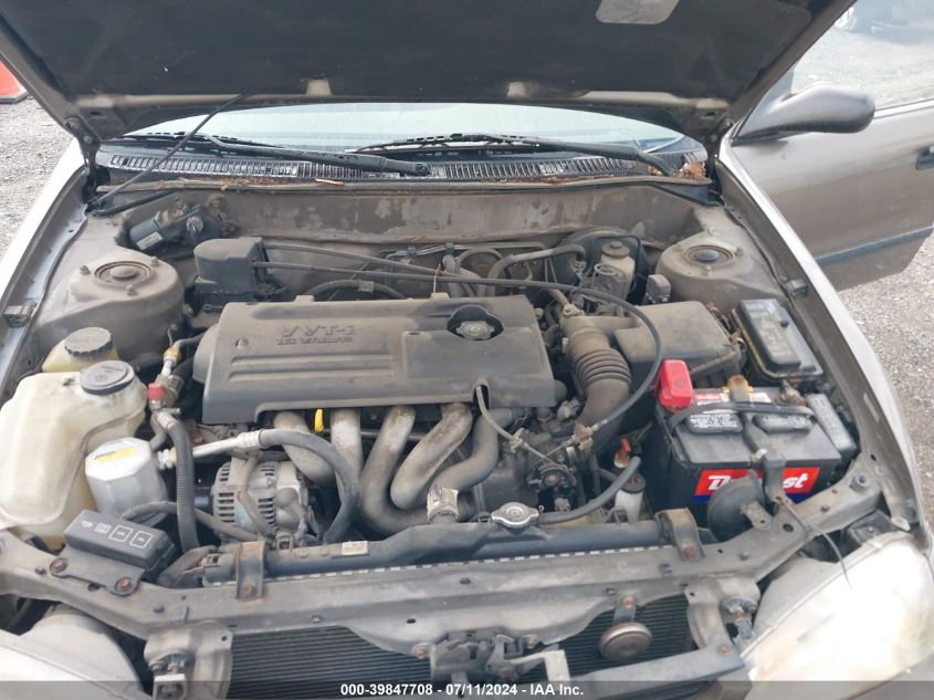 2000 Chevrolet Prizm VIN: 1Y1SK5287YZ416360 Lot: 39847708