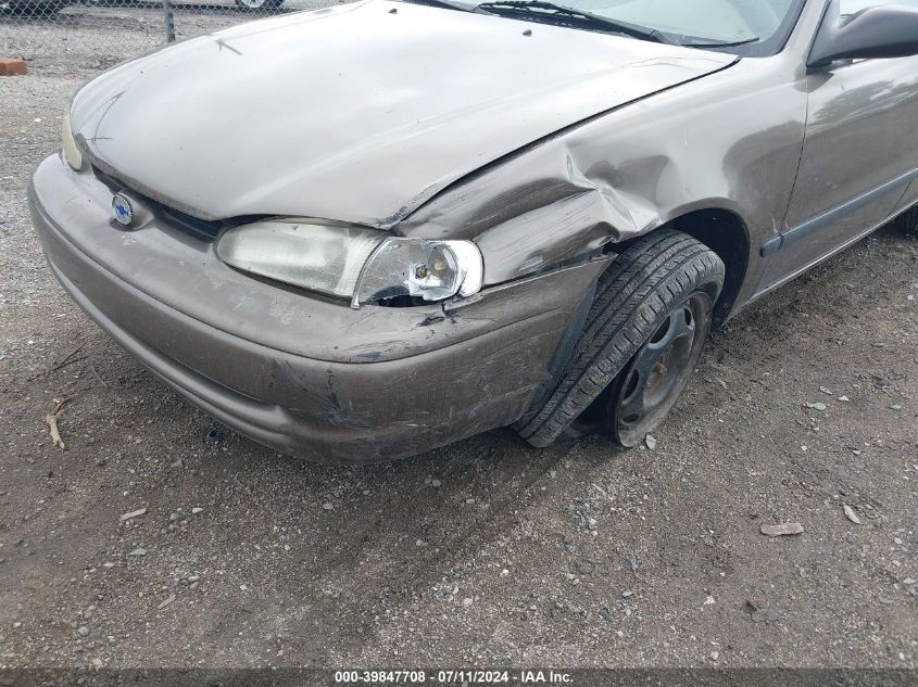 2000 Chevrolet Prizm VIN: 1Y1SK5287YZ416360 Lot: 39847708