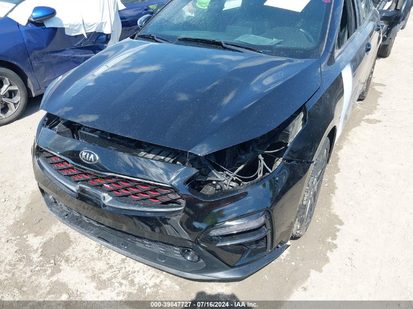 2020 Kia Forte Gt-Line VIN: 3KPF34AD7LE156283 Lot: 39847727