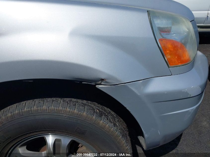 2003 Honda Pilot Ex VIN: 2HKYF18443H562389 Lot: 39847732