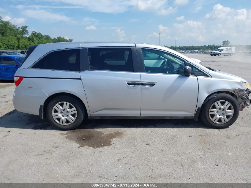 2011 Honda Odyssey Lx VIN: 5FNRL5H26BB076814 Lot: 39847742