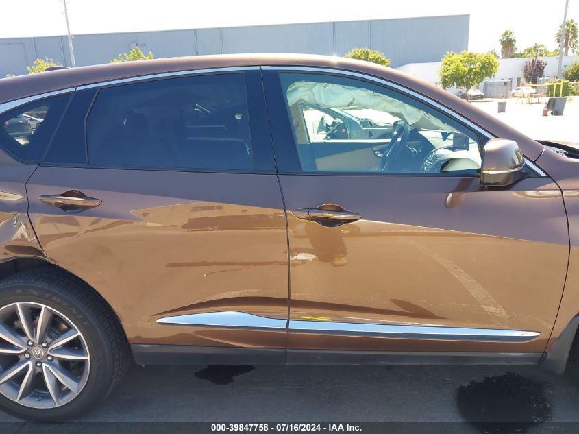 2019 Acura Rdx Technology Package VIN: 5J8TC1H54KL009393 Lot: 39847758