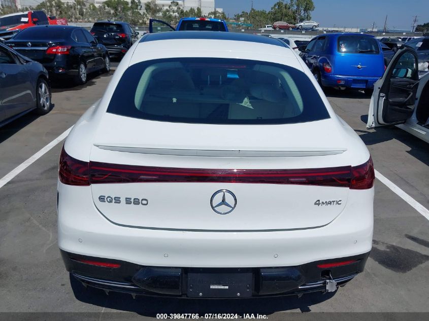 2023 Mercedes-Benz Eqs 580 4Matic VIN: W1KCG4EB5PA040336 Lot: 39847766