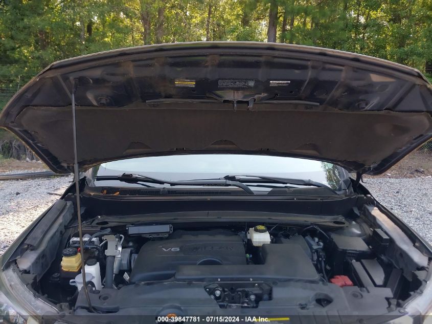 2017 Nissan Pathfinder Sv VIN: 5N1DR2MN0HC911234 Lot: 39847781