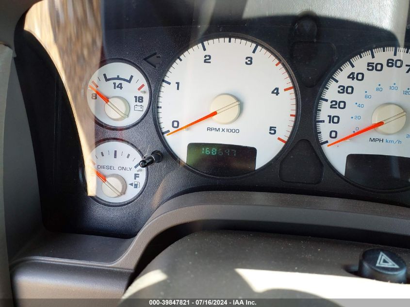 2003 Dodge Ram 2500 Slt/Laramie/St VIN: 3D7KU28693G857621 Lot: 39847821