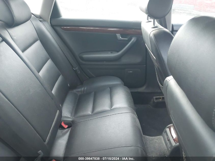 2004 Audi A4 3.0 VIN: WAULT68EX4A134342 Lot: 39847838