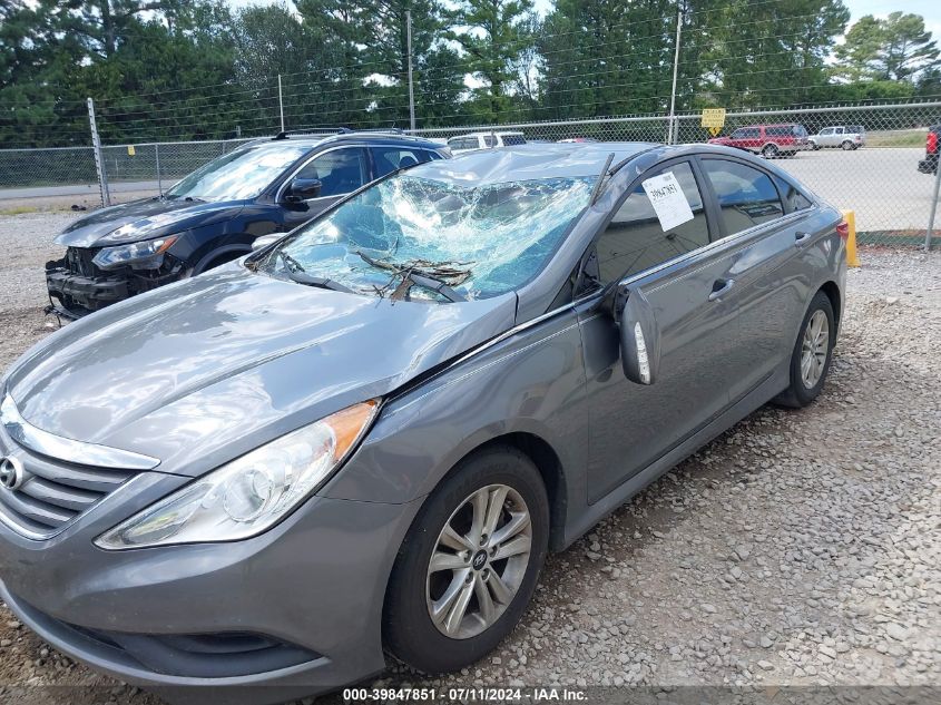 2014 Hyundai Sonata Gls VIN: 5NPEB4AC0EH854285 Lot: 39847851