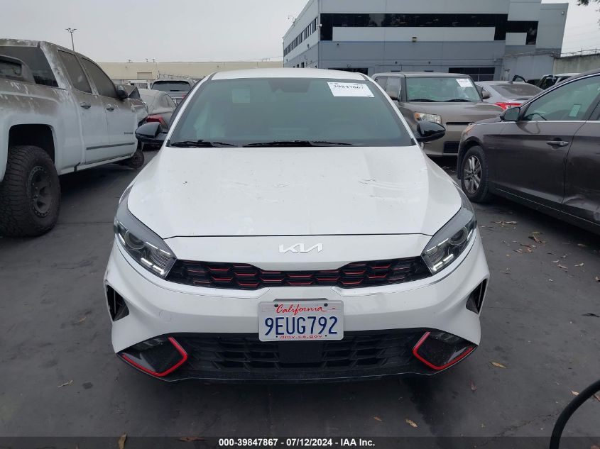 2023 Kia Forte Gt-Line VIN: 3KPF54AD7PE588520 Lot: 39847867