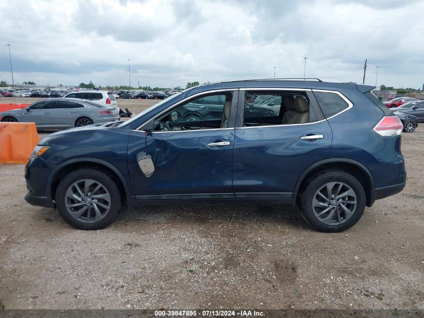 2016 Nissan Rogue Sl VIN: 5N1AT2MV2GC890406 Lot: 39847895