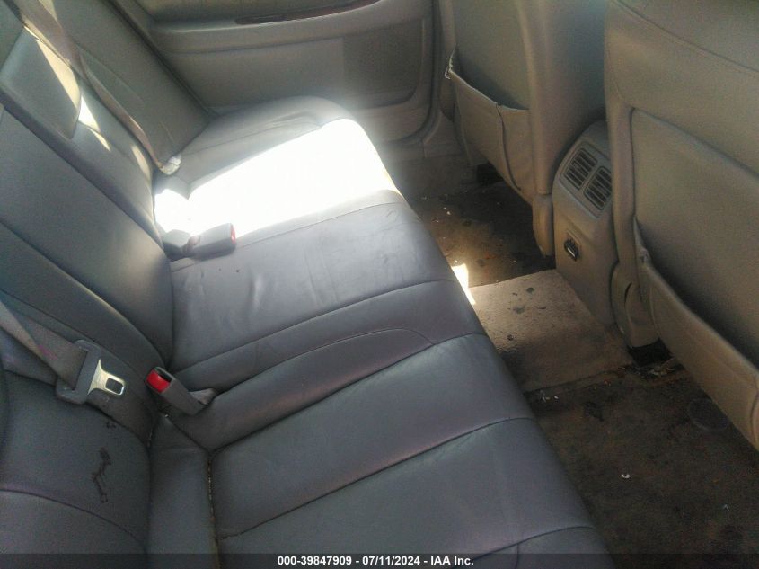 2001 Toyota Avalon Xls W/Bucket Seats VIN: 4T1BF28B51U165198 Lot: 39847909