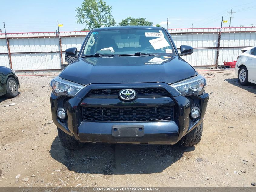 2016 Toyota 4Runner Sr5 VIN: JTEBU5JR4G5396871 Lot: 39847927