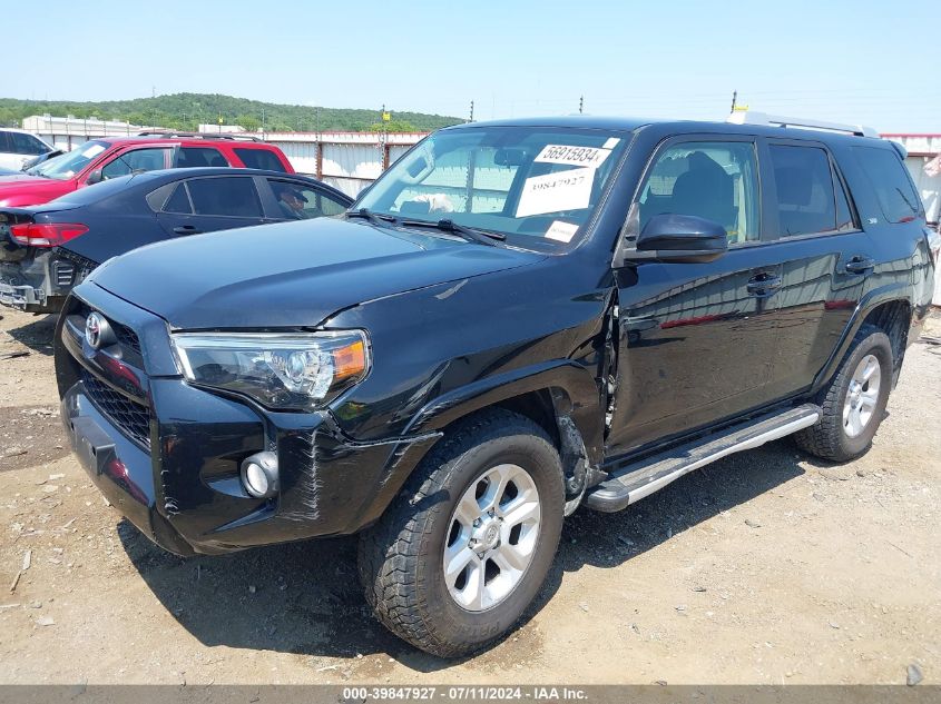 2016 Toyota 4Runner Sr5 VIN: JTEBU5JR4G5396871 Lot: 39847927