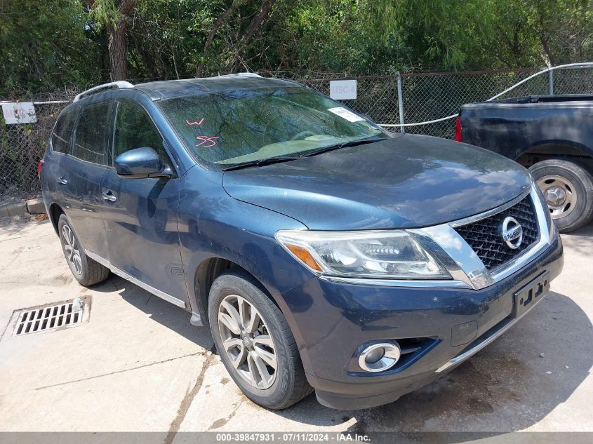 2014 Nissan Pathfinder Sl VIN: 5N1AR2MN8EC638963 Lot: 39847931