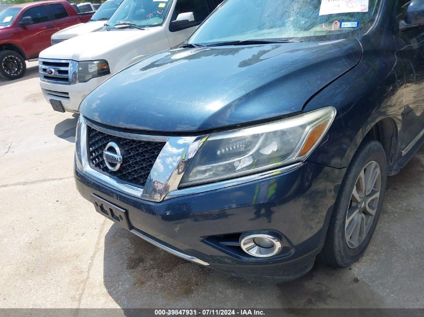 2014 Nissan Pathfinder Sl VIN: 5N1AR2MN8EC638963 Lot: 39847931