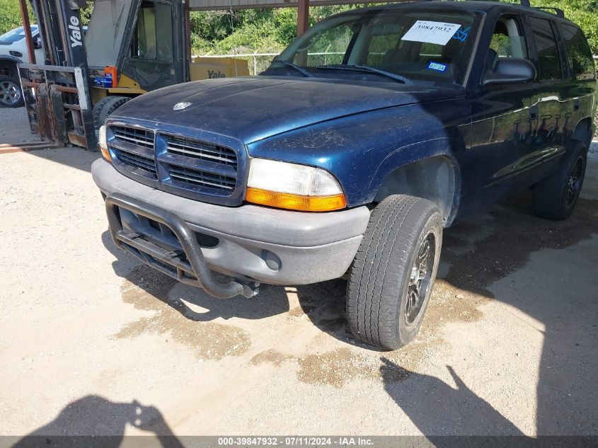 2003 Dodge Durango Sport/Sxt VIN: 1D4HS38Z83F598022 Lot: 39847932