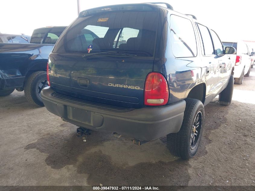 2003 Dodge Durango Sport/Sxt VIN: 1D4HS38Z83F598022 Lot: 39847932