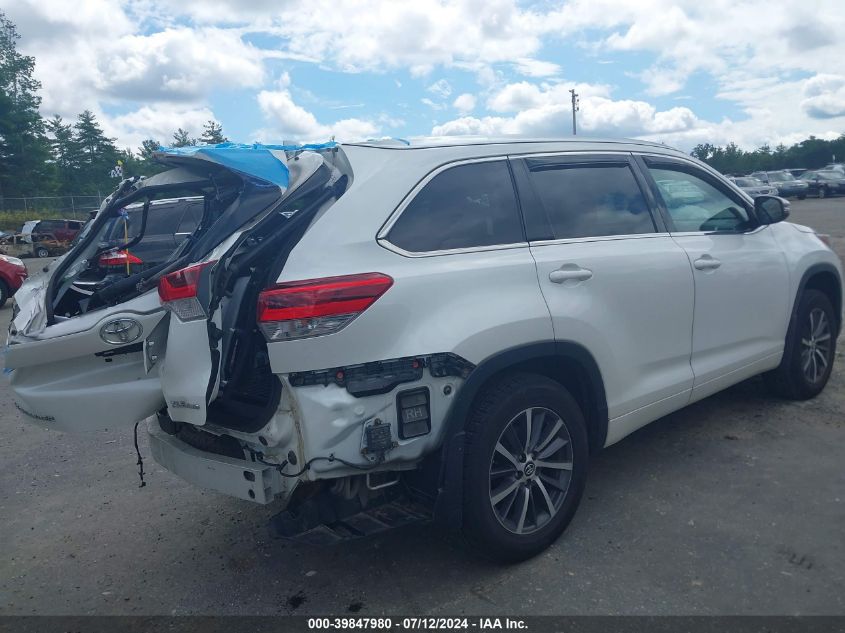 2017 Toyota Highlander Se/Xle VIN: 5TDJZRFH6HS456802 Lot: 39847980