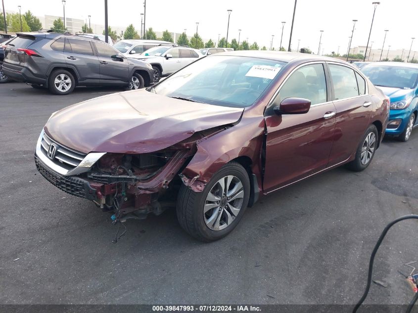 1HGCR2F33EA308623 2014 Honda Accord Lx